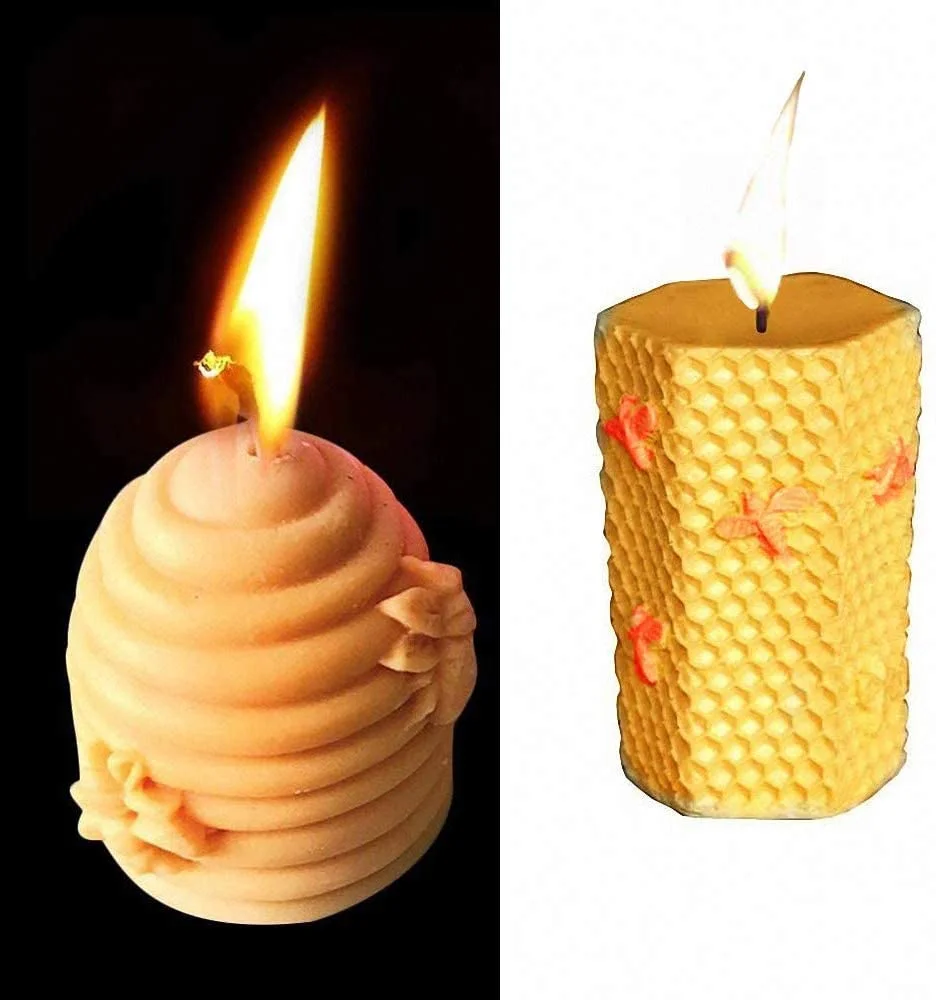 Силиконовые формы в виде пчелиной соты для свечей форма улья домашнего пчелиного