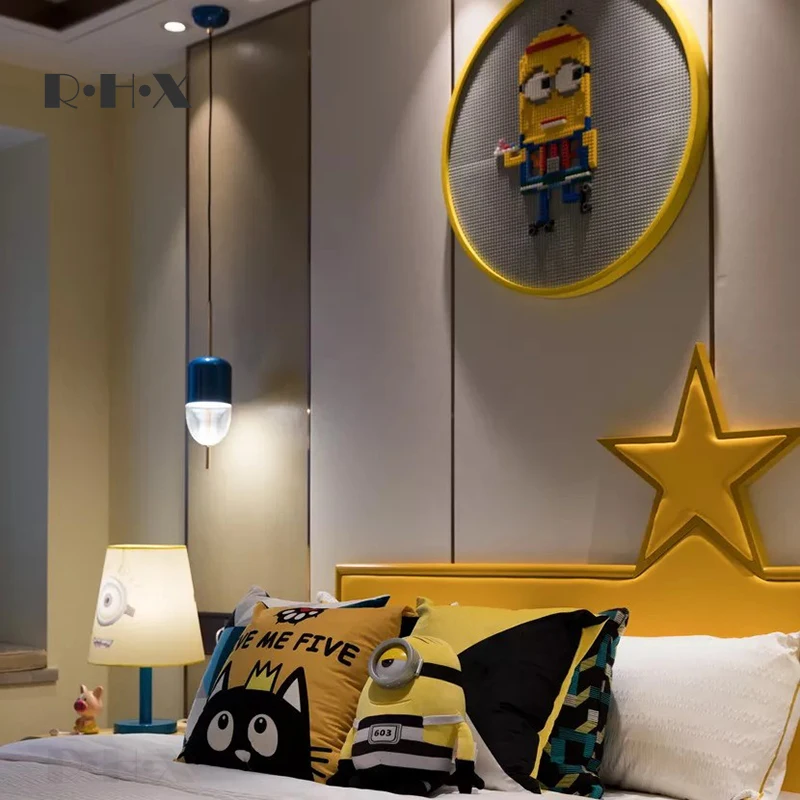 

japan hanging lamp rope LED pendant lights bedroom hanging lamp