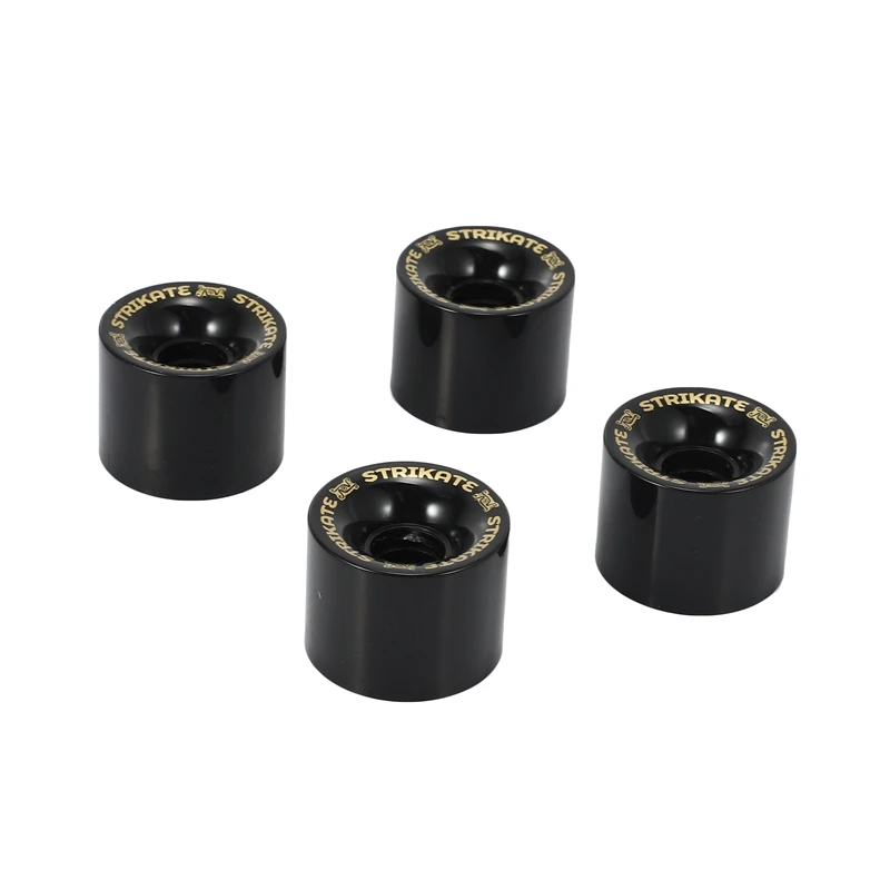 

STRIKATE 4Pcs PU Longboard Wheels 78A 60X45mm Skateboard Wheels Soft Longboard Wheels