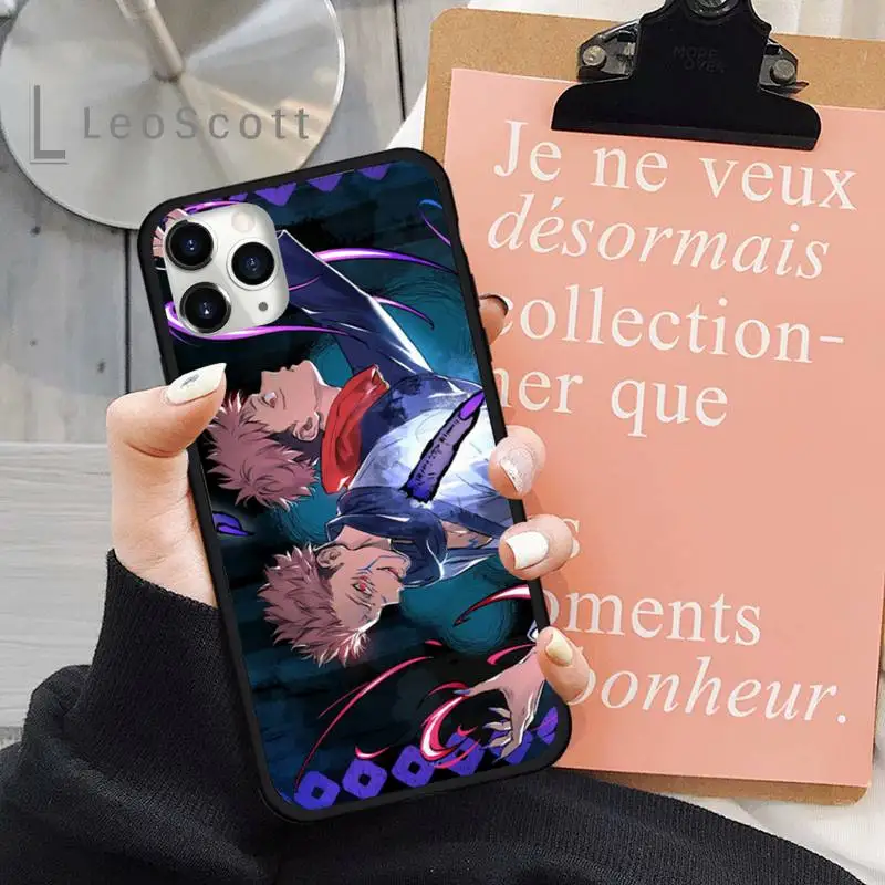 

Cartoon Anime Jujutsu Kaisen Phone Case for iPhone 11 12 mini pro XS MAX 8 7 6 6S Plus X 5S SE 2020 XR