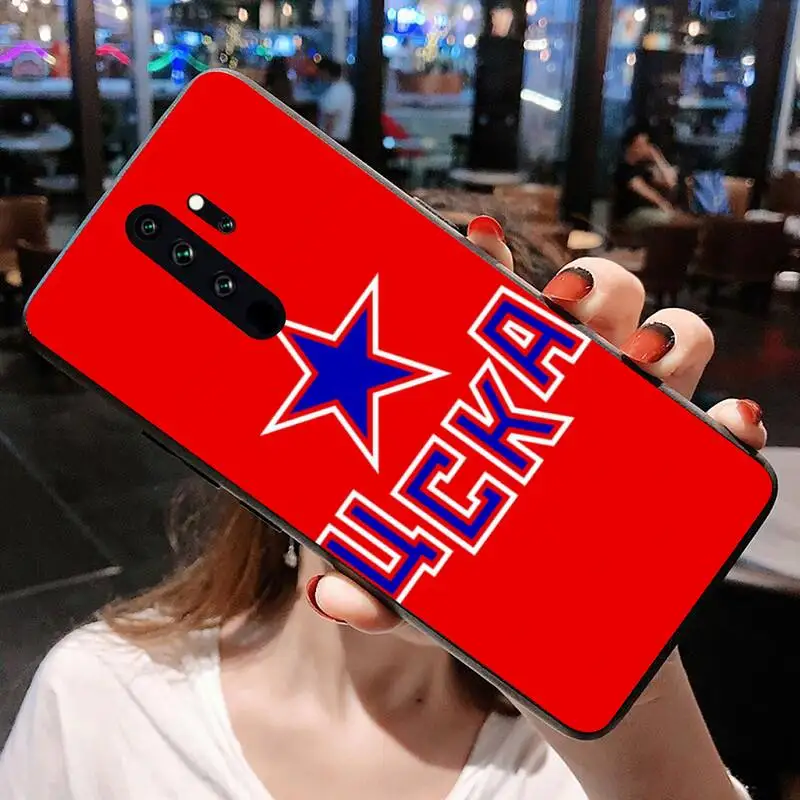 HUAGETOP Hot Россия PFC CSKA логотип мягкая искусственная оболочка для Redmi Note 9 8 8T 8A 7 6 6A Go Pro