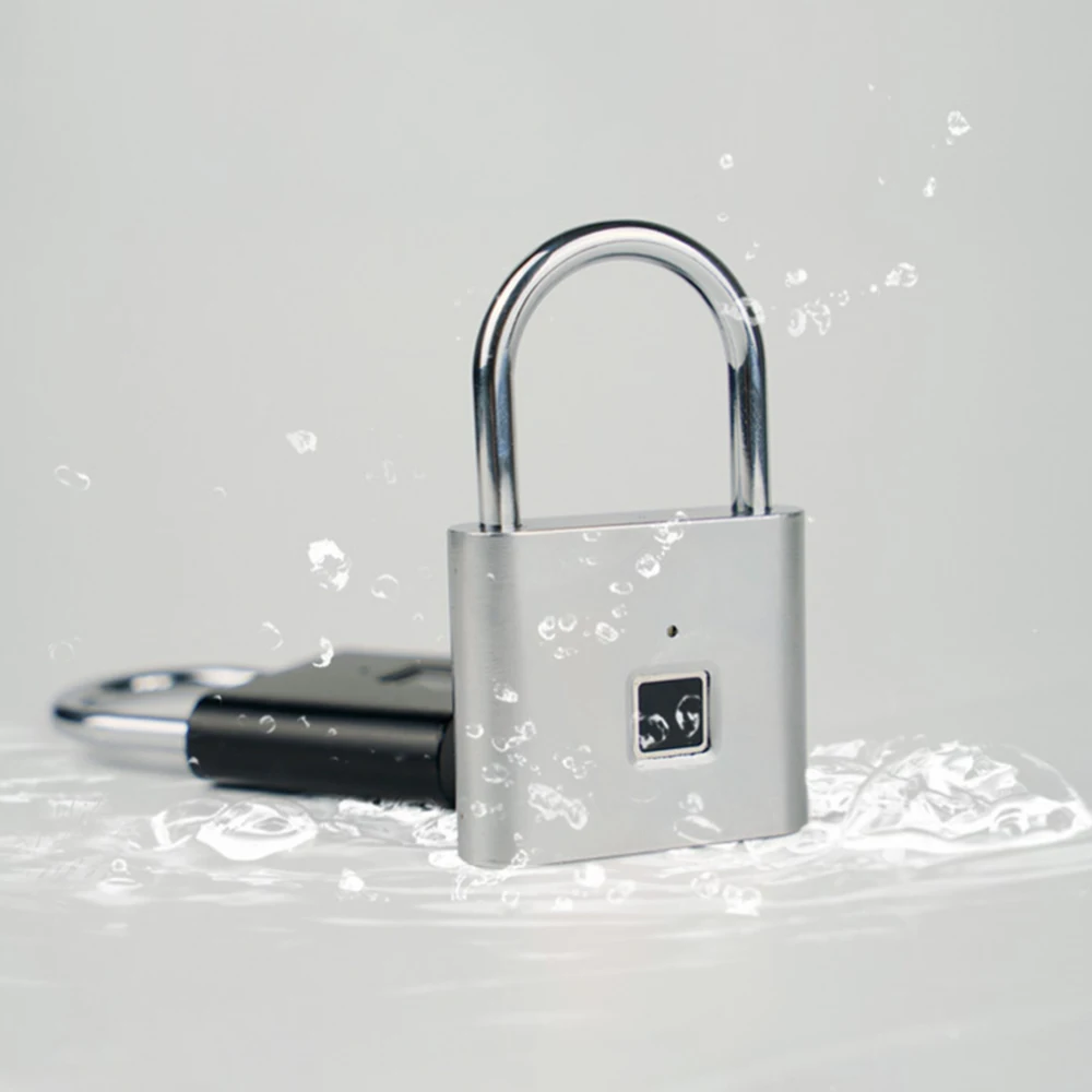 Умный дверной замок с отпечатком пальца, биометрический дверной замок с отпечатком пальца, Перезаряжаемый USB-замок без ключа