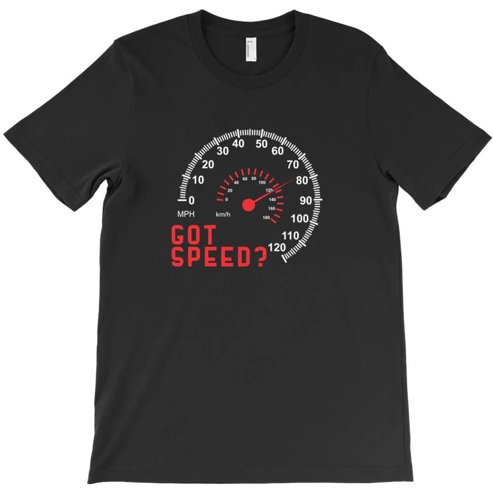 Got Speed Gauge футболка для гоночного автомобиля вождения короткая Hombre футболки с