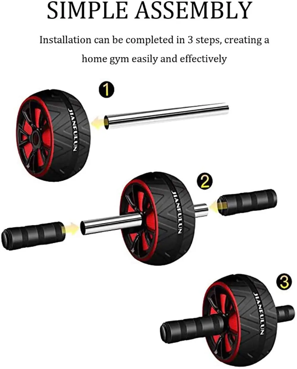 Ролик AB для тренировки мышц пресса роликовый тренажер Ab тонкой талии и живота