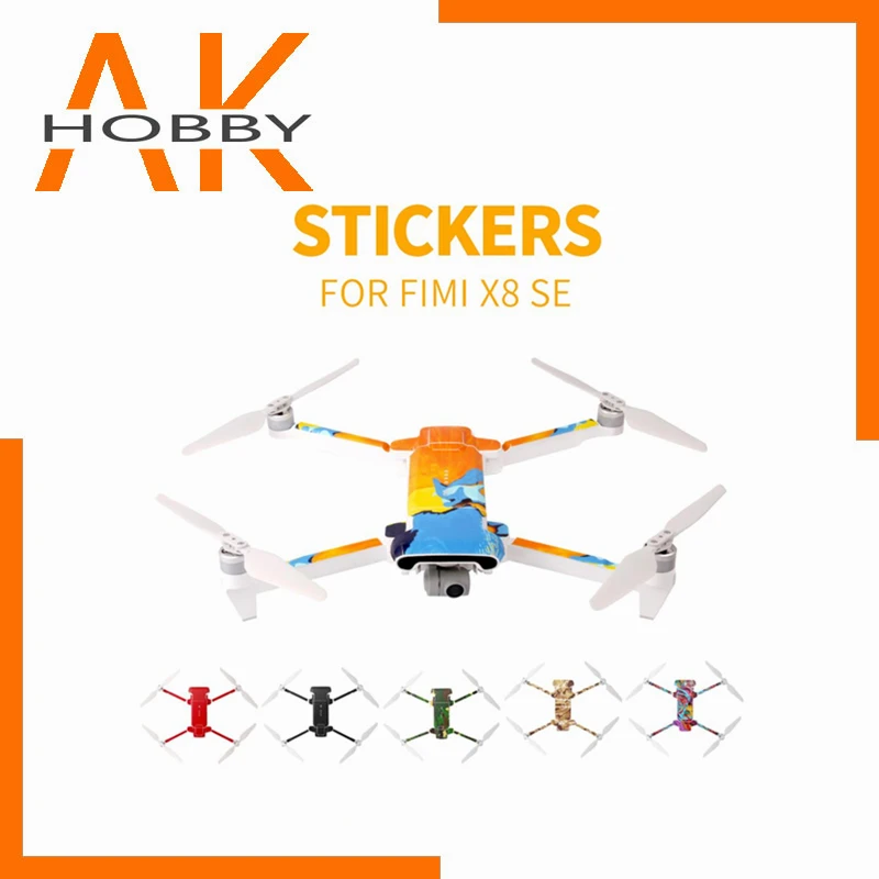 Sunnylife ПВХ Водонепроницаемый Стикеры для Fimi X8 SE Drone тела защиты оболочки кожи