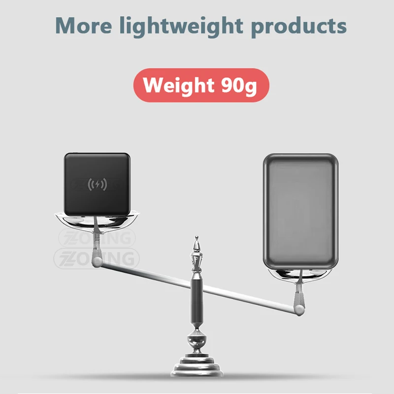 

5000mAh Magnetic Wireless PowerBank For Magsafe Power Bank Charger For iphone 12 12pro Max Magnet External Battery Fast Charging