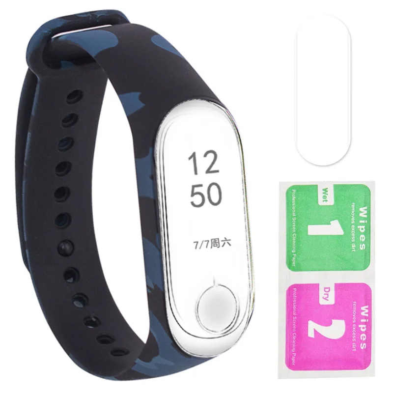 25Pcs/lot Mi Band 3 and 4 Strap Watch Silicone Wristband For Xiaomi Bracelet Four Xiomi Xaiomi Xiami Xaomi Xaiomy | Электроника