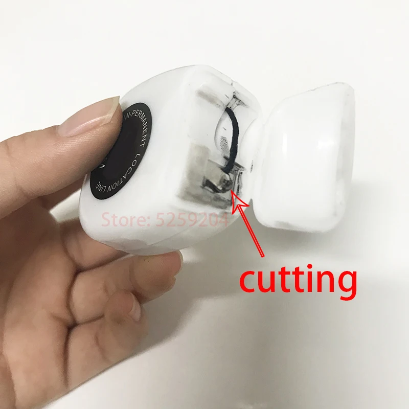 Новинка микроблейдинг построение бровей Заводская маркерная нить 20 м татуировка