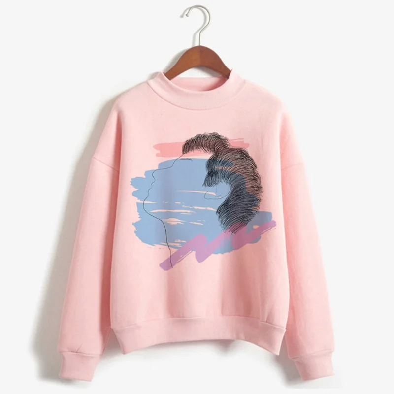 Shawn Mendes Senorita Harajuku модные Мультяшные толстовки для женщин Lost In Japan Ullzang 90s графические толстовки хип-хоп Женская толстовка - Цвет: H2028
