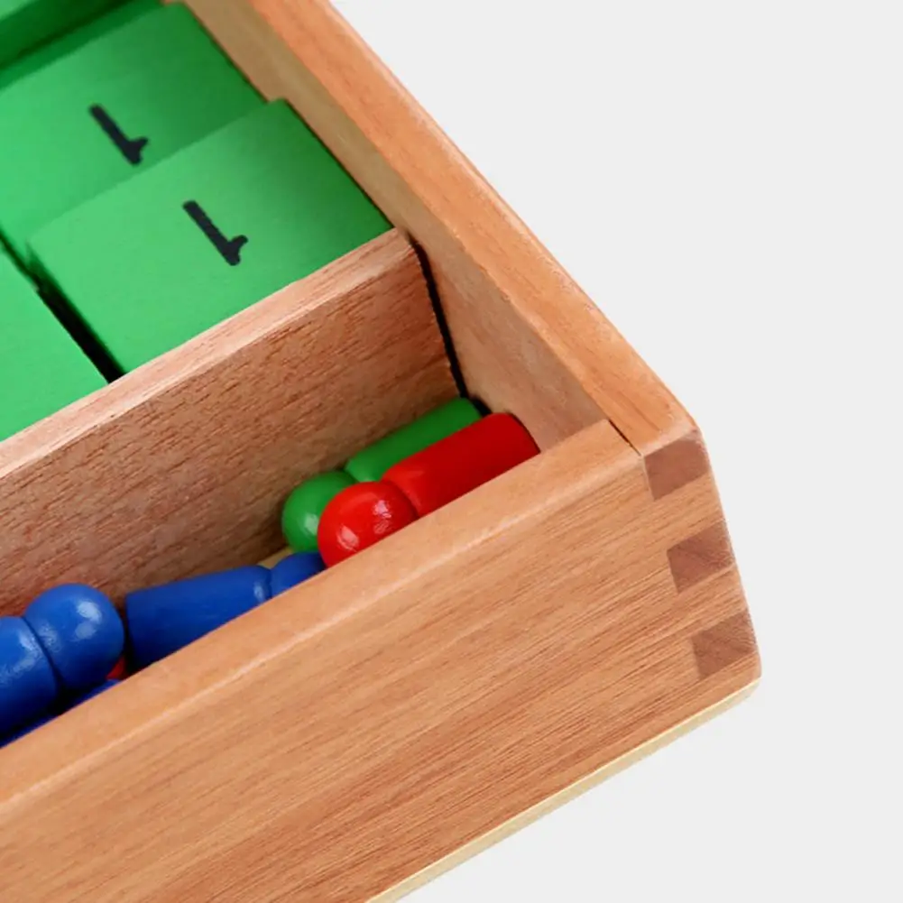 

Baby Toy Montessori Stamp Game Math Numeracy Skills Educational Toy for Kids Wooden math learning board Stamp counting game toy
