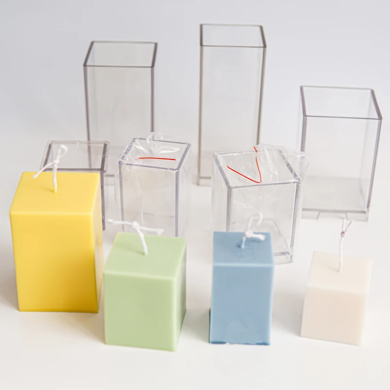 Форма для ароматизированных свечей 1 шт. квадратная ручной работы дома Свеча | Дом