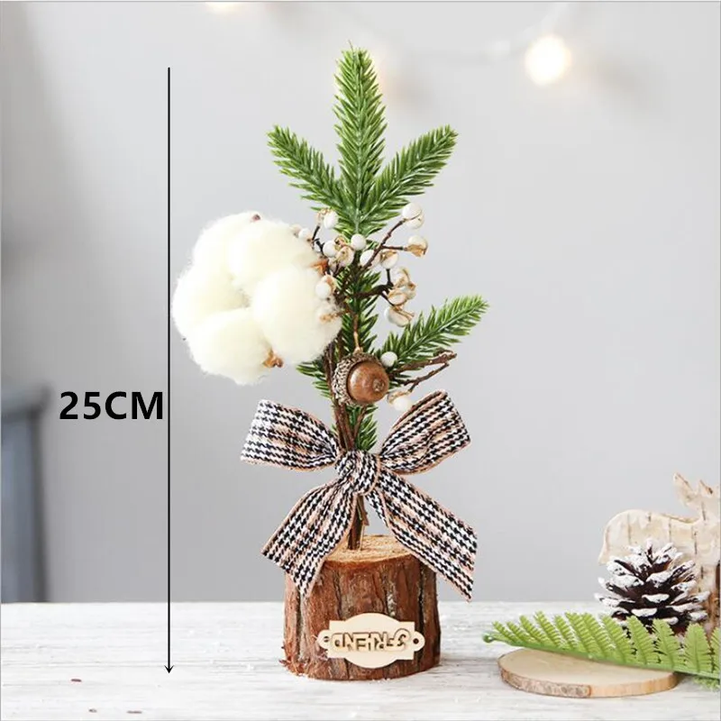 Искусственные украшения для рождественской елки дома из джута красные фрукты