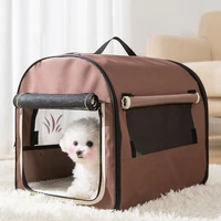 dog car seat portable dog carrier bag pet car travsoft bed collapsible kennel house for small medium travel accessories