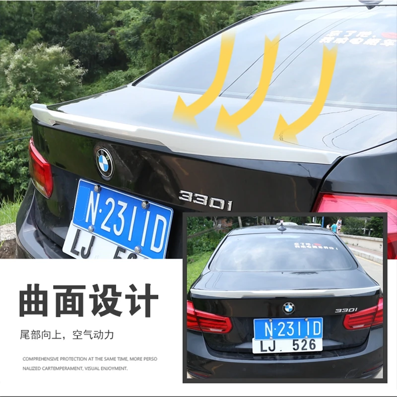 

3 Series F30 M4 Style ABS Plastic Rear Luggage Spoiler Wing for BMW F30 F80 M3 2012 + 320i 325i 328i 335i 2012-2017