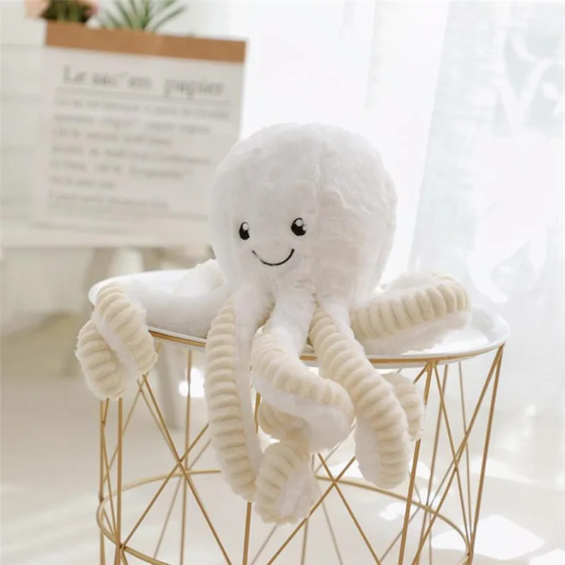 

18-80cm Lovely Simulation octopus Pendant Plush Stuffed Toy Soft Animal Home Accessories Cute Doll Children Christmas Gifts