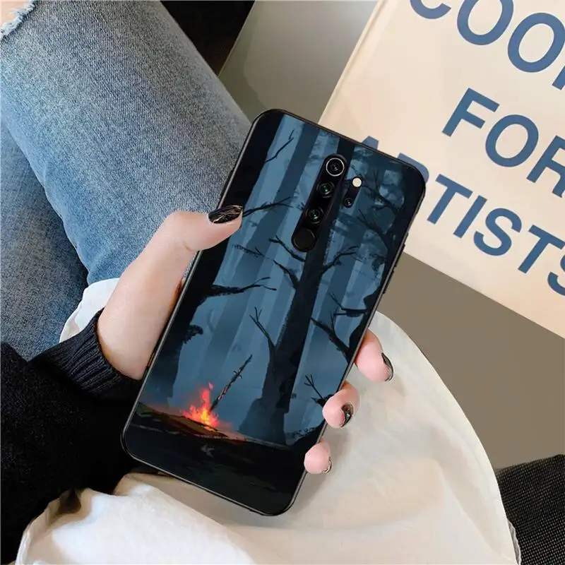 

HPCHCJHM Dark Souls Club TPU black Phone Case Cover Hull for Redmi Note 8 8A 7 6 6A 5 5A 4 4X 4A Go Pro Plus Prime