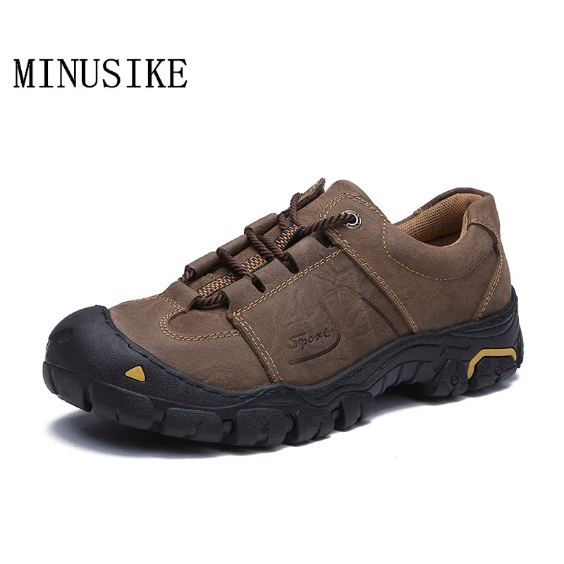 Men Hiking Shoes Non-slip Wear-resistant Climbing Winter Outdoor Walking Travel Comfortable Anti Slippery Flats | Обувь