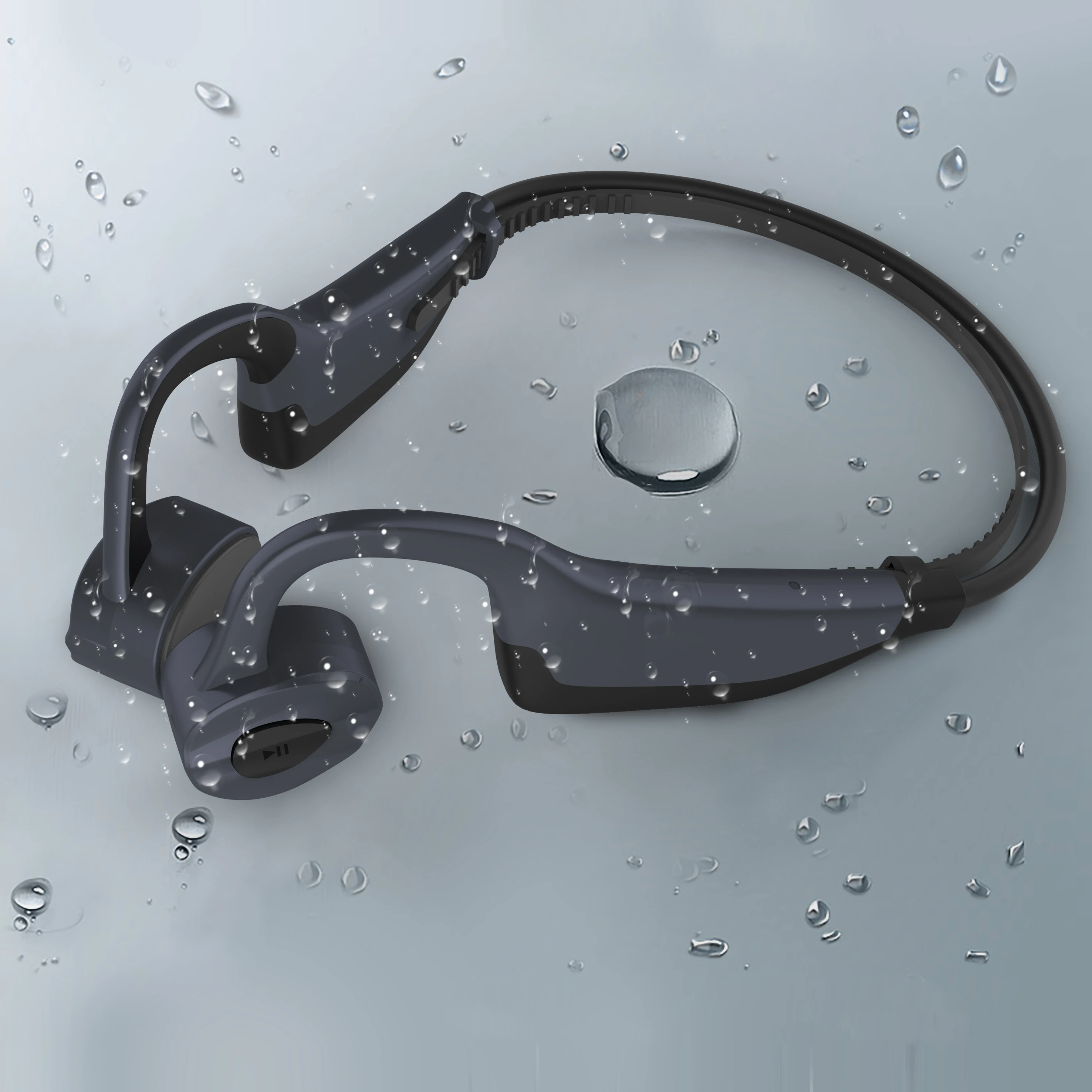 Костная проводимость Bluetooth 5 0 с MP3 плеером на 16 Гб IPX8 водонепроницаемые спортивные