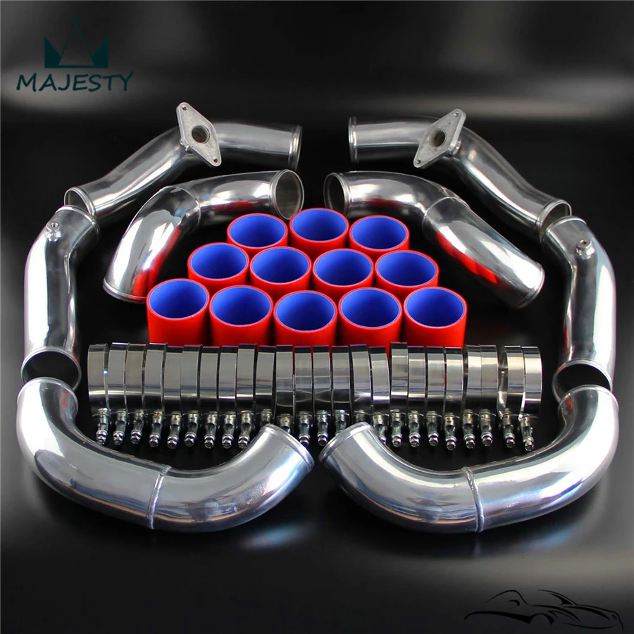 Гоночный турбо интеркулер Трубопроводный комплект подходит для N * issan GT-R R35 V R38DET