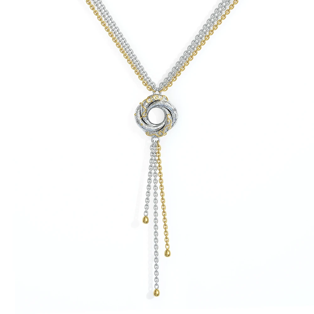 Подвески для косплея из цинкового сплава Xcoser Vesper Lynd Love Knot Necklace James Bond пародия