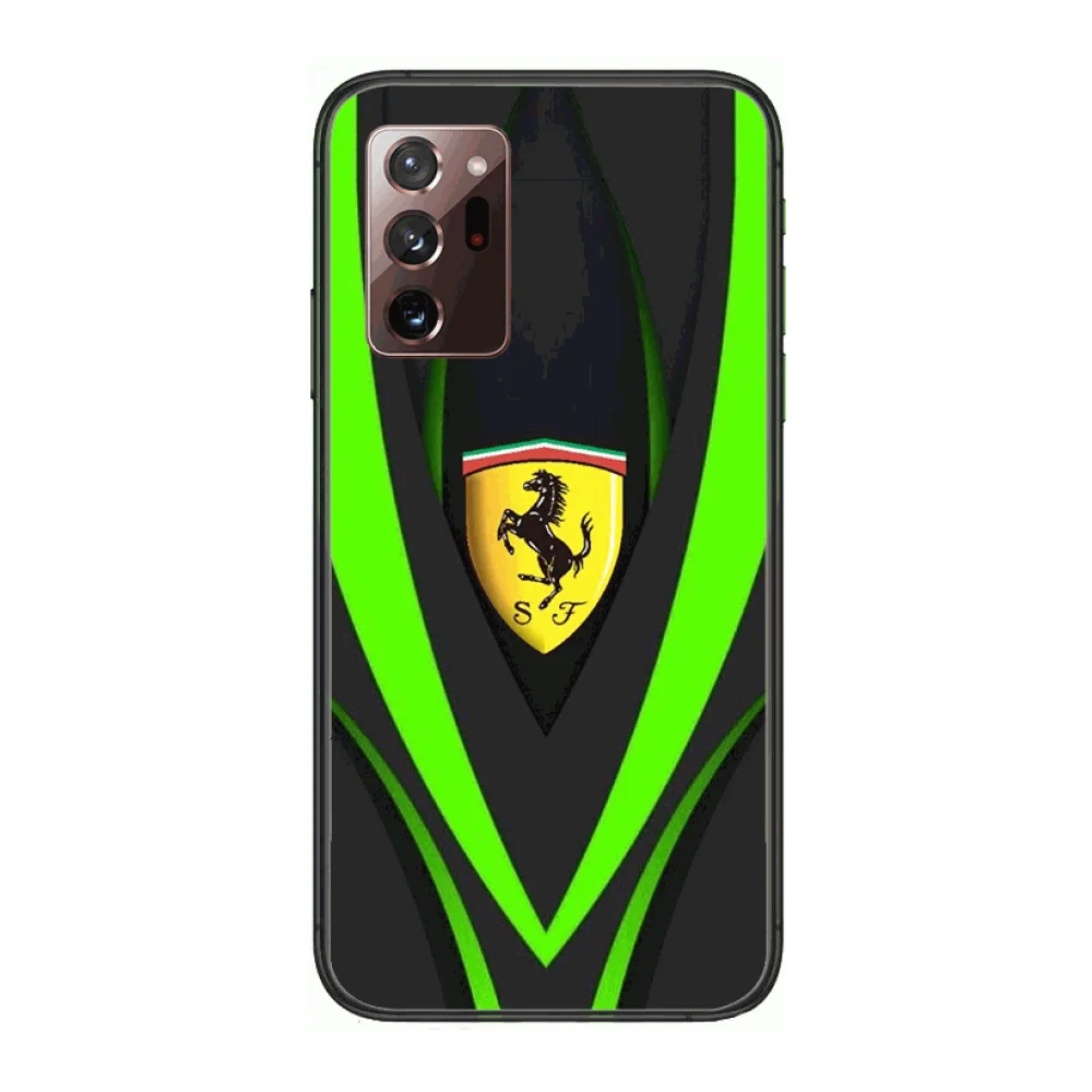 

Supercar Luxury car Ferrari Italy Phone Case cover hull For SamSung note20 10 9 8 4 pro plus black prime soft bumper Transp