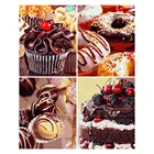 Алмазная 5D картина сделай сам, полноразмерная круглая вышивка сделай сам с едой, уникальный подарок, стразы, ручная работа, украшение для дома, мозаика для торта, настенное искусство