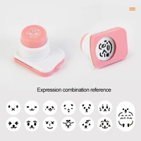 cartoon rice ball molds diy smiling face shape sushi maker mould seaweed cutter rice ball kitchen bento decoration