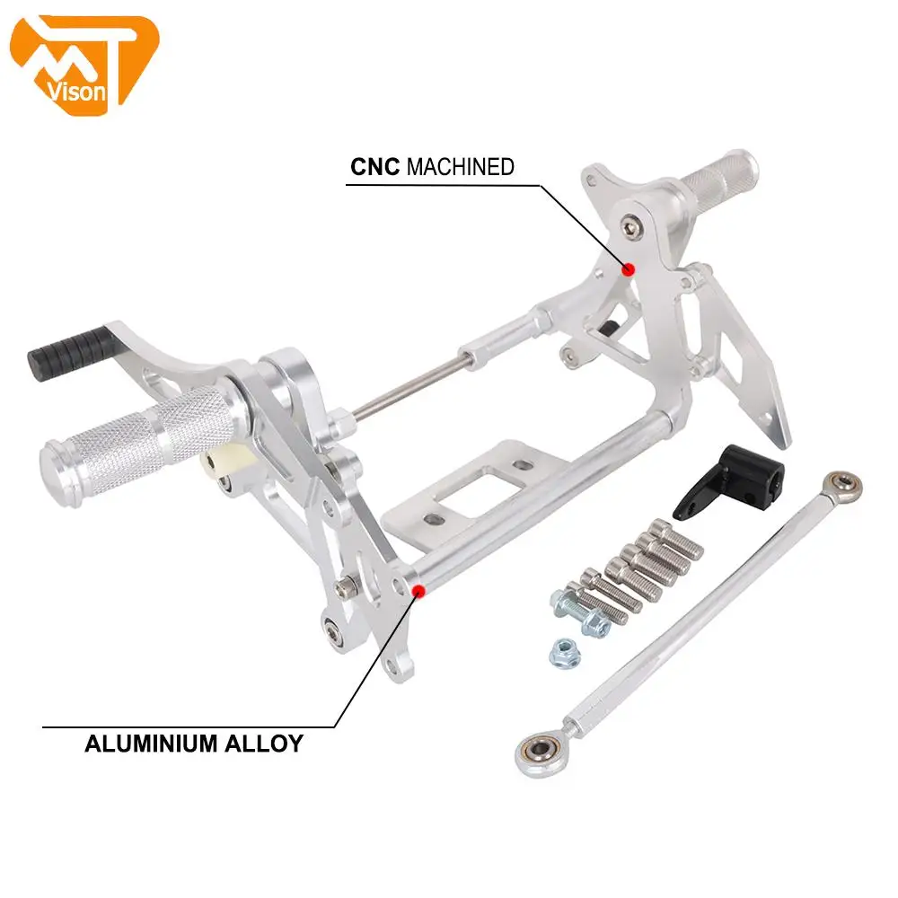 

Motorcycle CNC Adjustable Rider Rear Sets Rearset Footrest Foot Rest Pegs Footpegs For Z50 Monkey