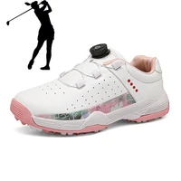 2022 new golf shoes ladies professional non slip golf shoes ladies grass golf walking sneakers girls school training shoes