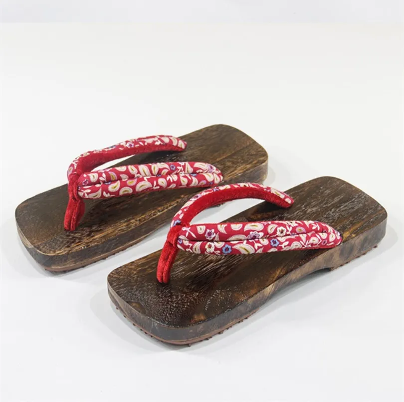 Женские/мужские повседневные летние тапочки искусственная древесина шлепанцы