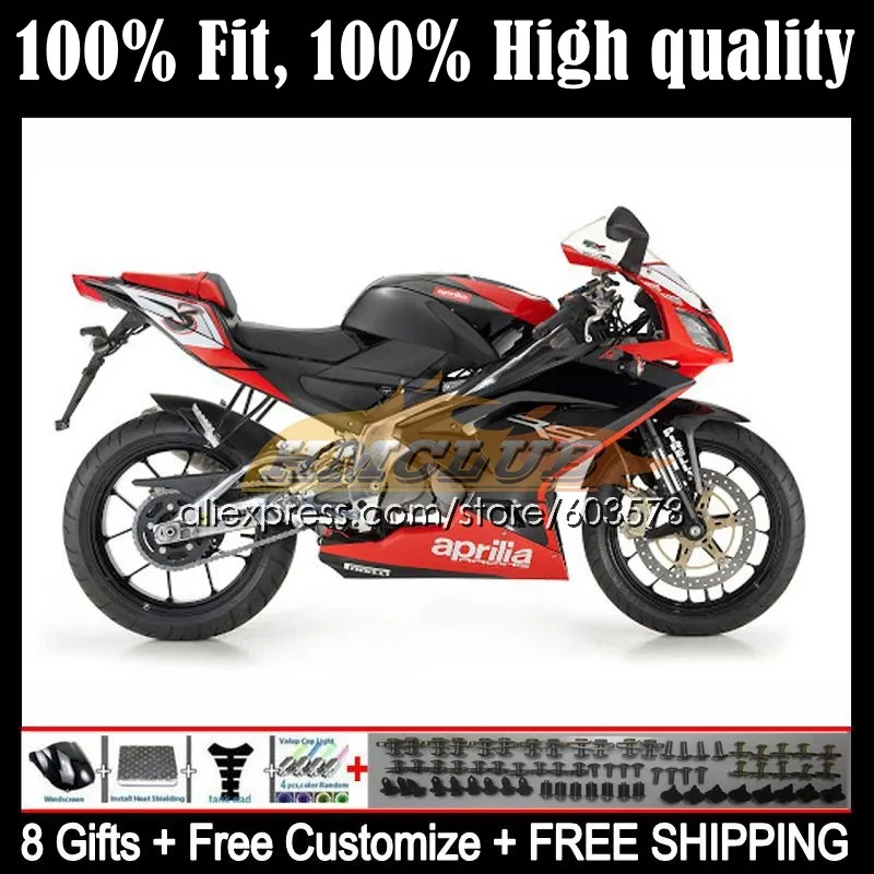 

Injection For Aprilia RS-125 RS 125 RS4 54CL.148 RSV125 2006 2007 2008 2009 2010 2011 RS125 06 07 08 09 11 Fairings lucky black