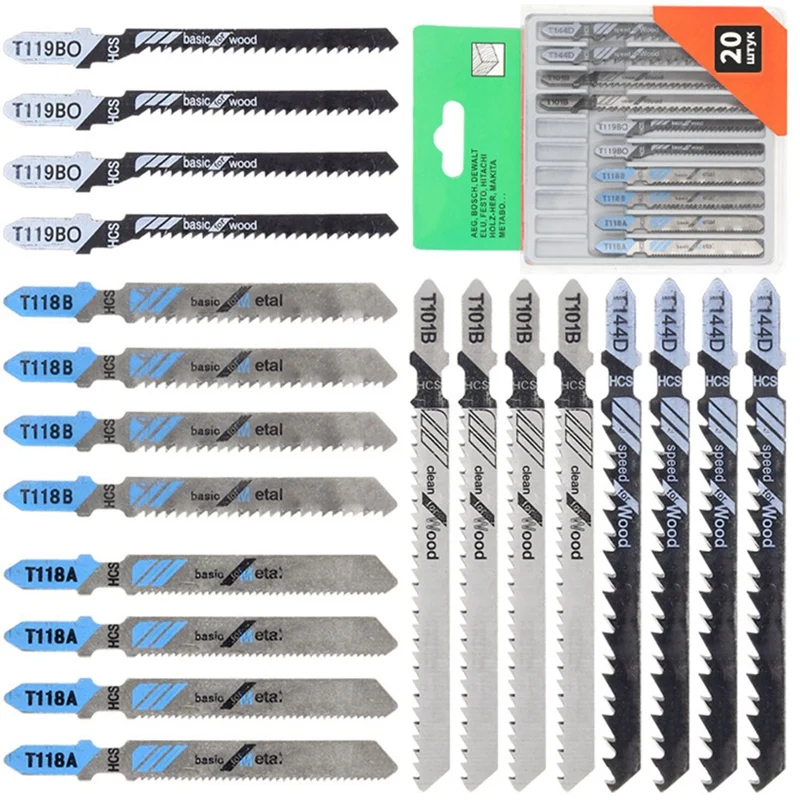 

20 шт. режущие диски с Т-образным хвостовиком, режущие лезвия для дерева и пластика