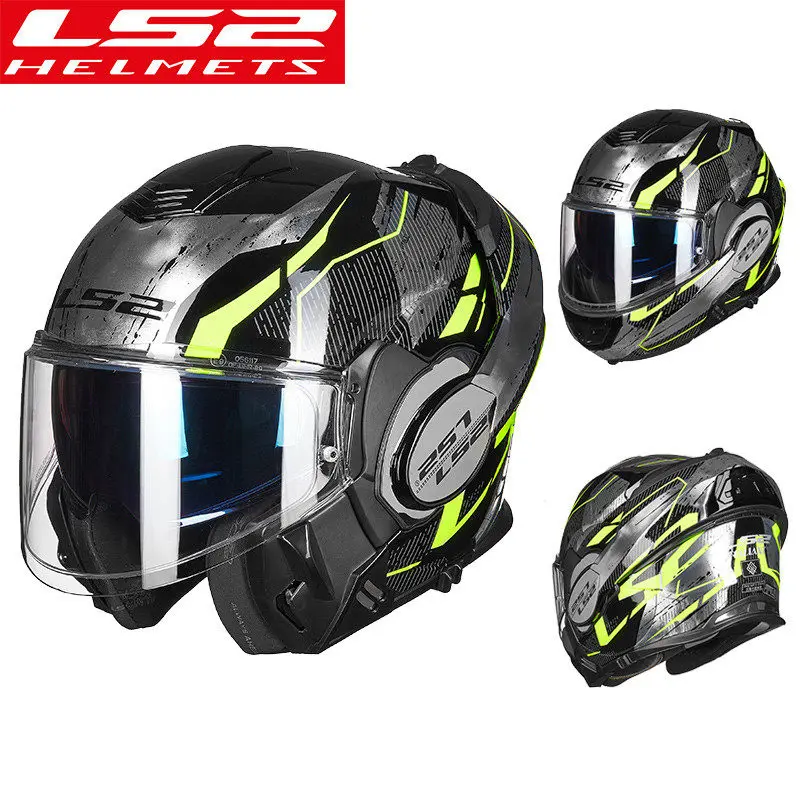 11 LS2 FF399 откидной мужской мото rcycle шлем модульный Мото Кросс Полный лицевой шлем Capacete ls2 casco moto ls2 шлем - Цвет: 11
