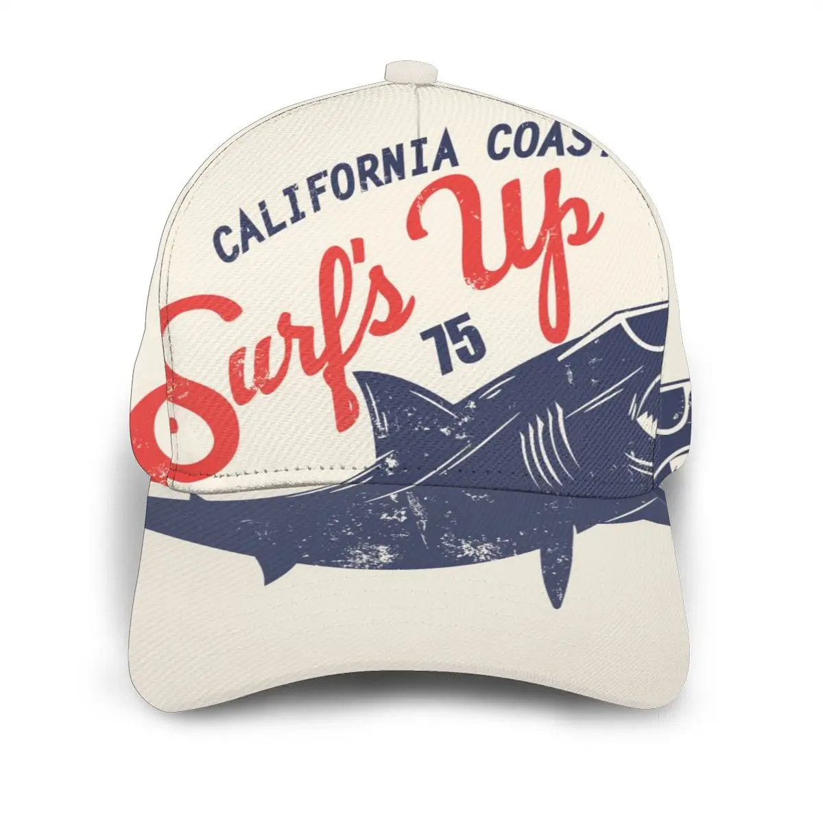 Забавная бейсболка CINESSD с принтом акулы модная женская летняя шапка для папы