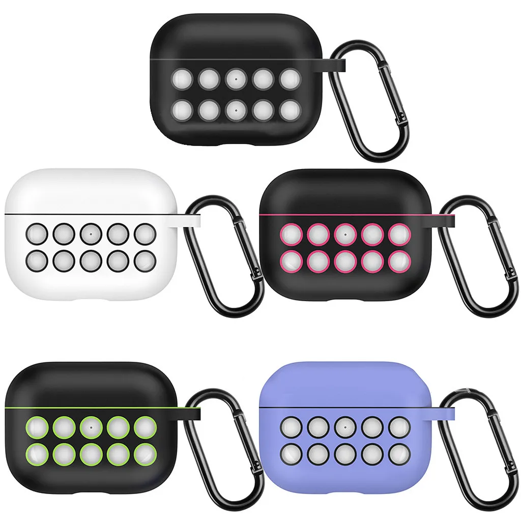 Силиконовый чехол для Apple AirPods Pro модный дизайн TWS BT беспроводной наушников