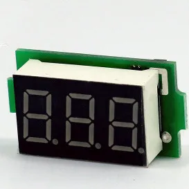 1 шт. Мини цифровой вольтметр постоянного тока 2,4 В до 30V 2-проводной Мини светодиодный Дисплей Напряжение измерительный прибор для тестирования автомобиля Мотоциклетные батареи автомобиля