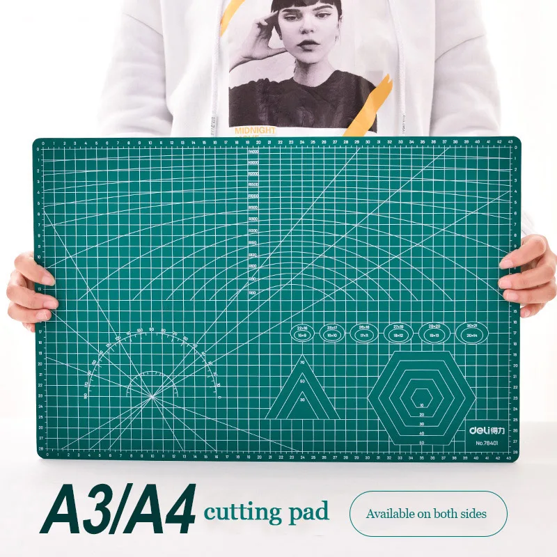 

Коврик для резки A4, A3, A2, большой настольный жесткий, для художественной резки бумаги, гравировки, поливинилхлоридный материал, инструмент «...