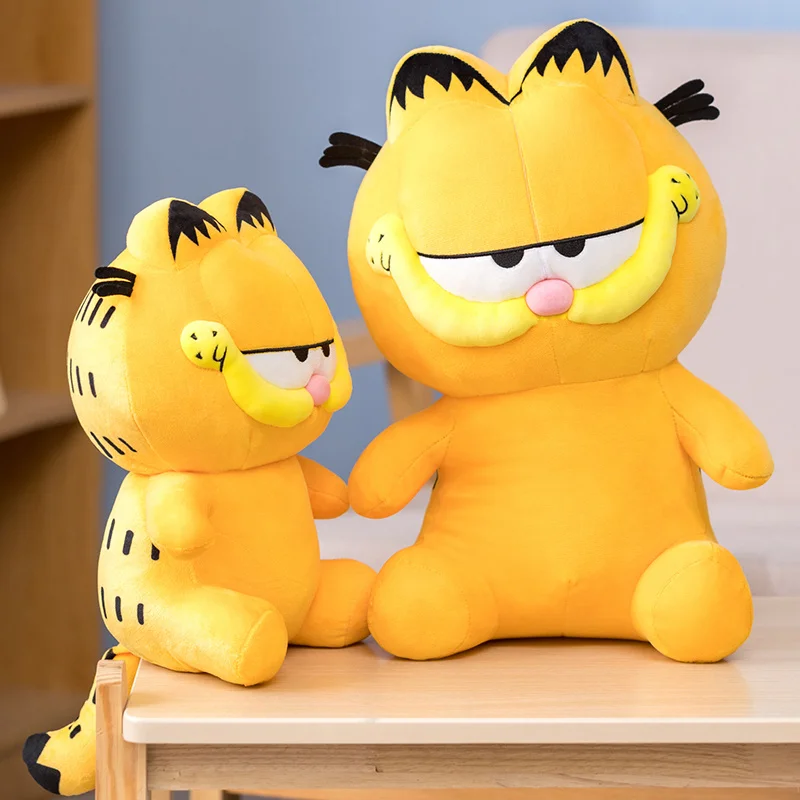

80cm Huge Size Cute Garfield Plush Toy Super Soft Stuffed Plush Cartoon Cat Film Figure Doll Creative Gift for Children Kids