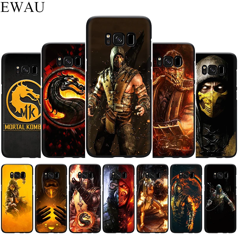 Mortal Kombat силиконовый чехол для мобильного телефона Samsung Galaxy S6 S7 край S8 S9 S10 плюс S10e