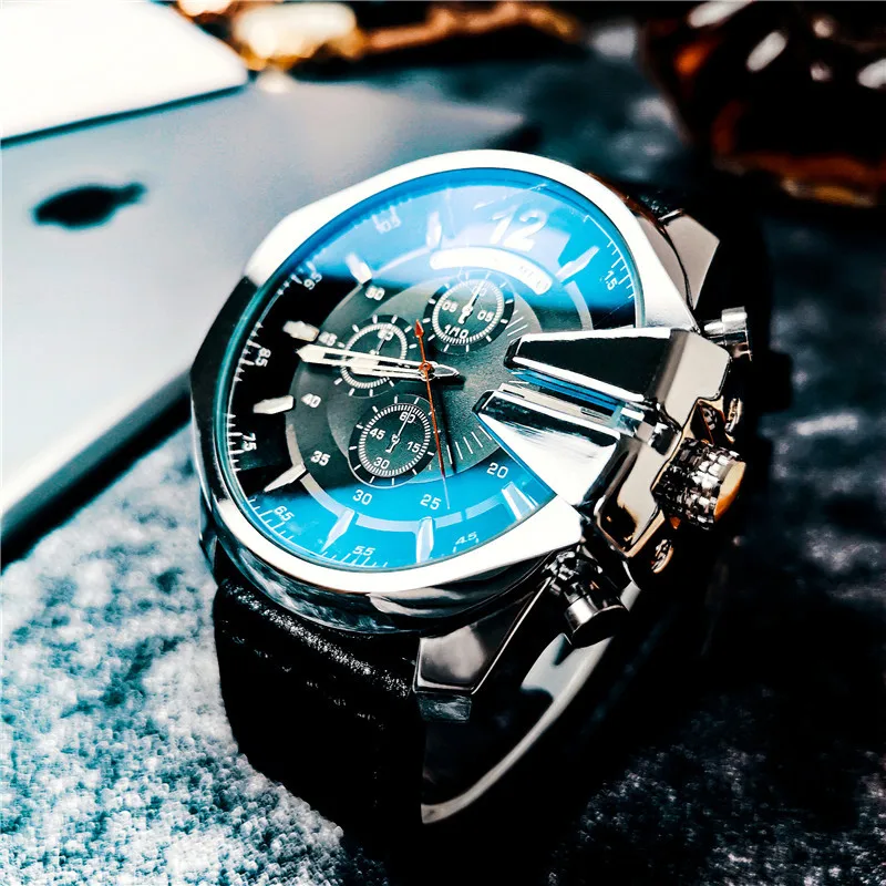 

Amber Stone Sold Quartz Watch Blue Light Gold Lens Waterproof Calendar Automatic Men's Watch Pin Buckle Business Men's Watch