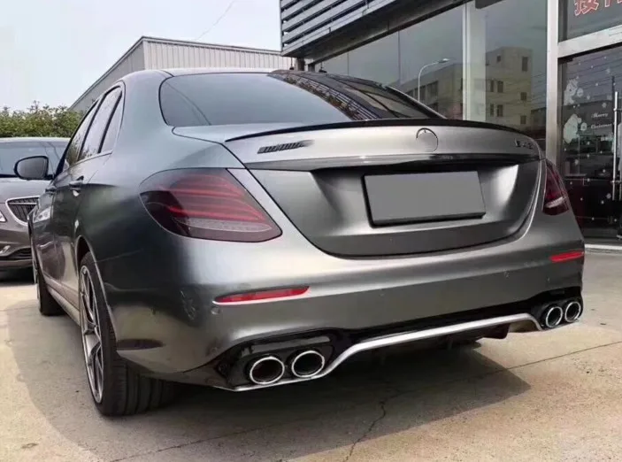 Задний спойлер для Benz E W213 задний диффузор E320LE260LE300L E53 стильный из полипропилена