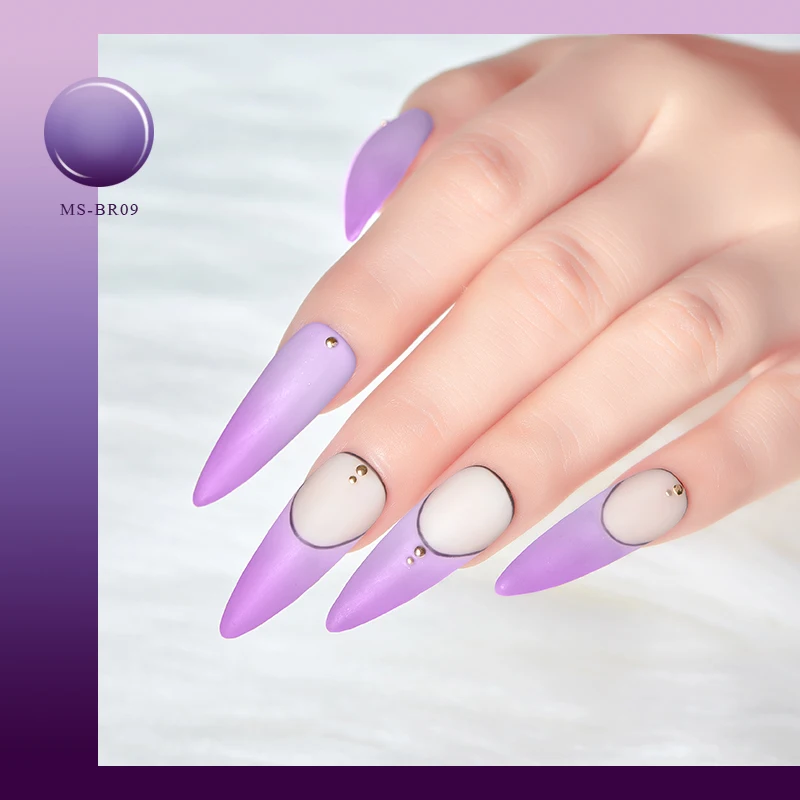 УФ-Гель-лак MSRUIOO 5 мл меняющий цвет при температуре 3 цвета | Красота и здоровье