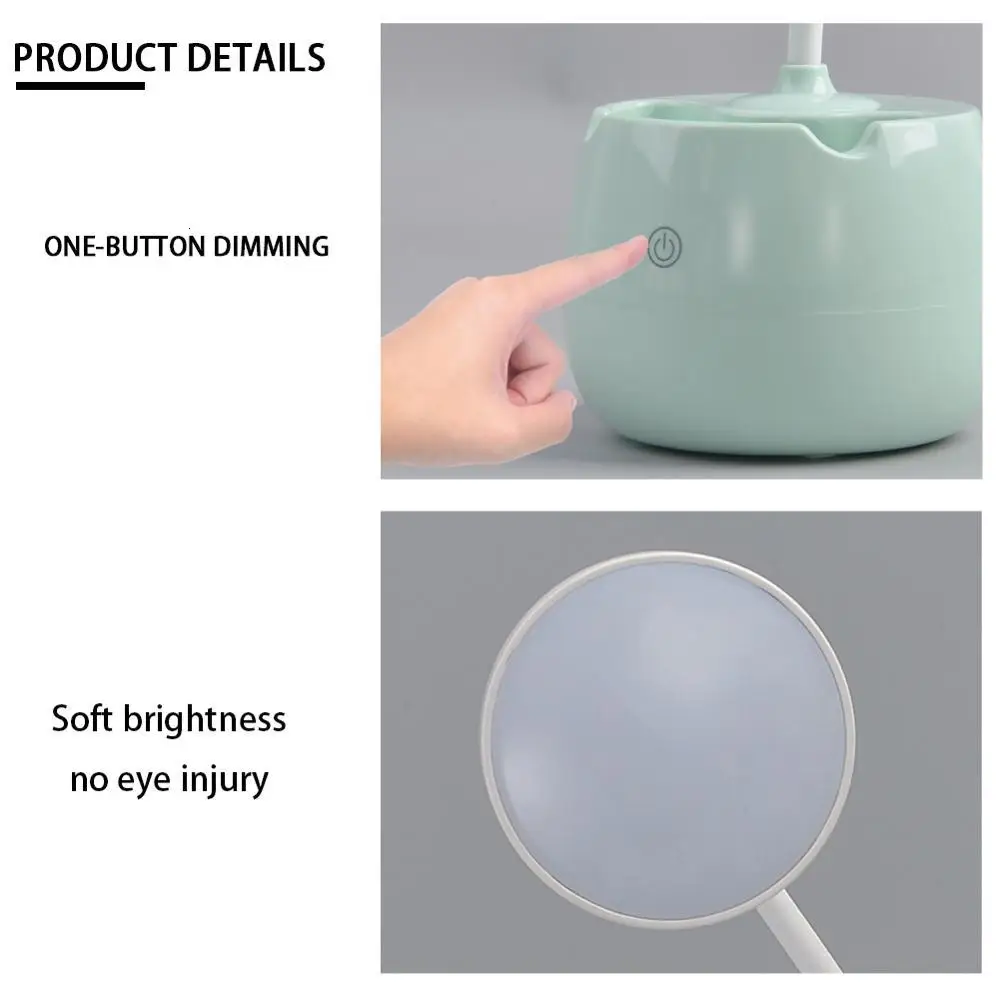 Настольная лампа для защиты глаз USB светодиодный Настольный светильник 20 с