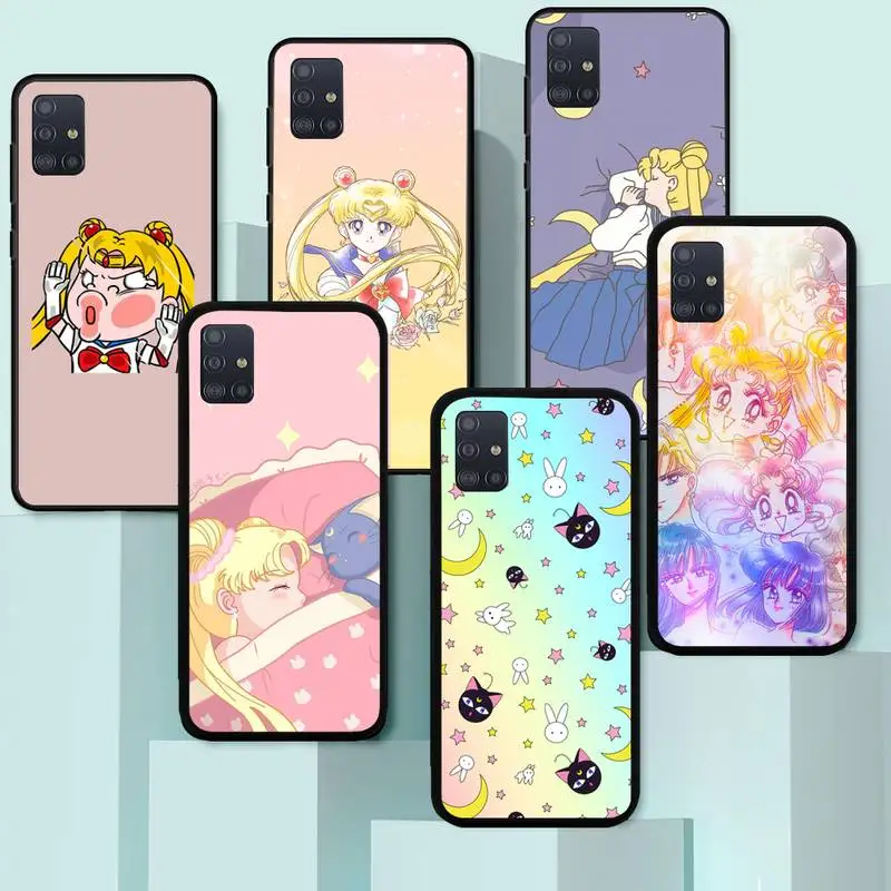 

Lovely Sailors Cute Moon Phone Case for redmi note10 9 8 pro 6A 4X 7 7A 8A 5Plus 4 5 7 8T cover coque