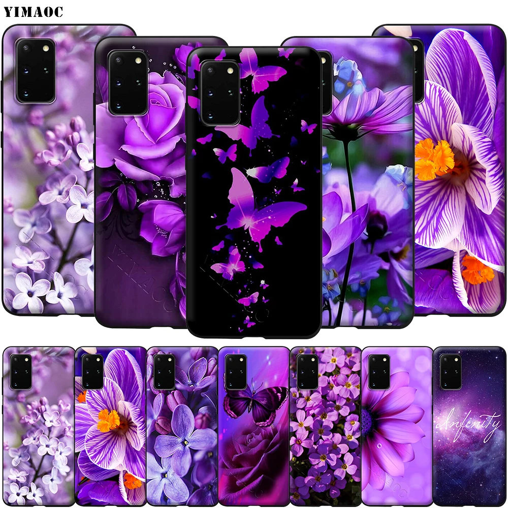 YIMAOC Infinity on фиолетовый мягкий силиконовый чехол для Samsung Galaxy S6 S7 Edge S8 S9 Plus A3 A5 A6 Note 8 9