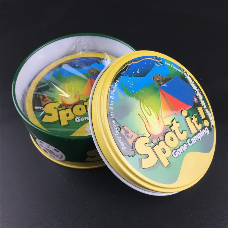 Игровые карты Spot it Dobble животные алфавит буквы цифры детские игрушки быстро