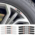 4 шт. подшипник ступицы колеса для автомобиля (Мощность стикер из алюминиевого сплава для SAAB 9-3 9-5 93 9000 900 9-7 600 99 9-X 97X Turbo X Монстр 9-2X GT750 92