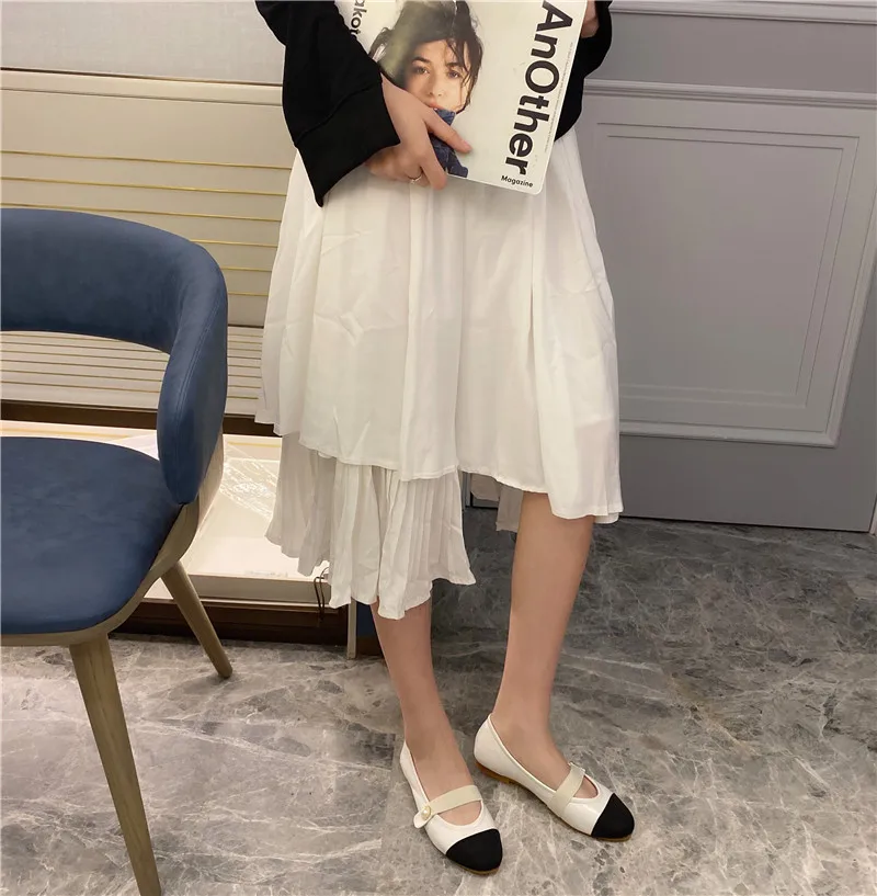 Mary janes shoes mixed color casual comfy women flats pearl round toe shallow brief loafers leisure femme summer lazy moccasins | Обувь