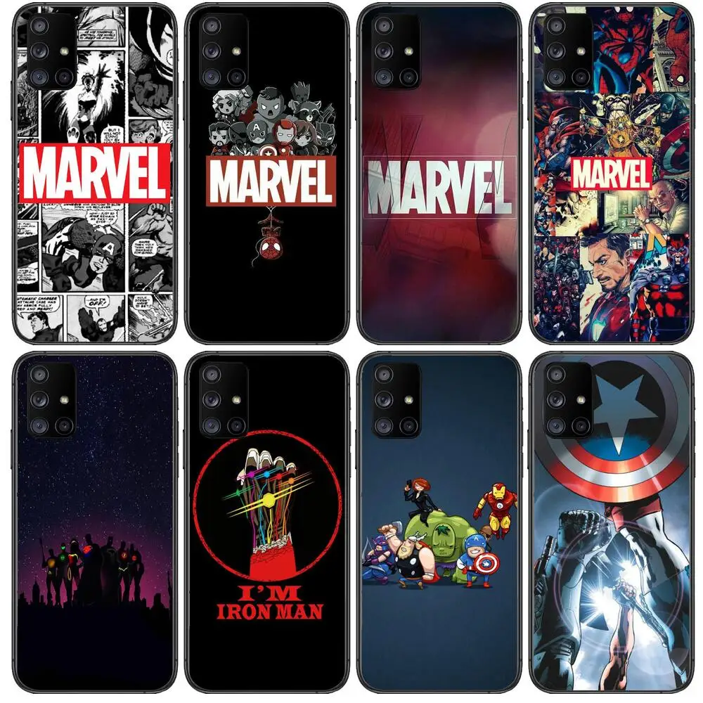 

Comics Marvel Atlas Phone Case Hull For Samsung Galaxy A50 A51 A20 A71 A70 A40 A30 A31 A80 E 5G S Black Shell Art Cell Cove