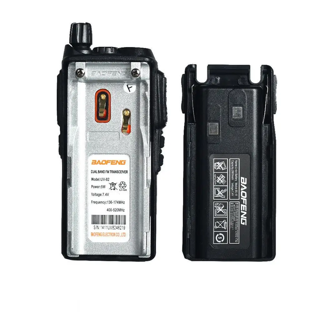 Рация BaoFeng UV-82 двухдиапазонный 136-174/400-520 MHz FM Ham двухстороннее радио